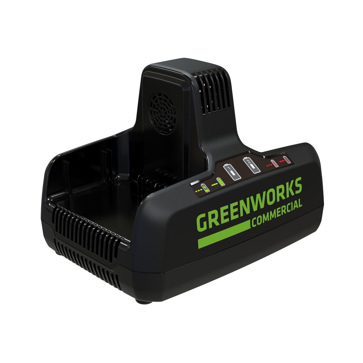 быстрое зарядное устройство на 2 слота Greenworks G82C2